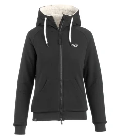 Felix Bühler Sweat zippé à capuche en polaire Teddy Kaja noir Best