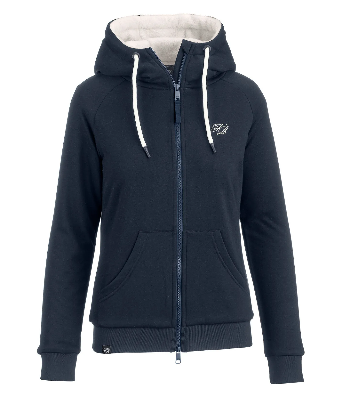 Felix Bühler Sweat zippé à capuche en polaire Teddy Kaja navy Sale