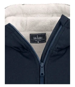 Felix Bühler Sweat zippé à capuche en polaire Teddy Kaja navy Sale