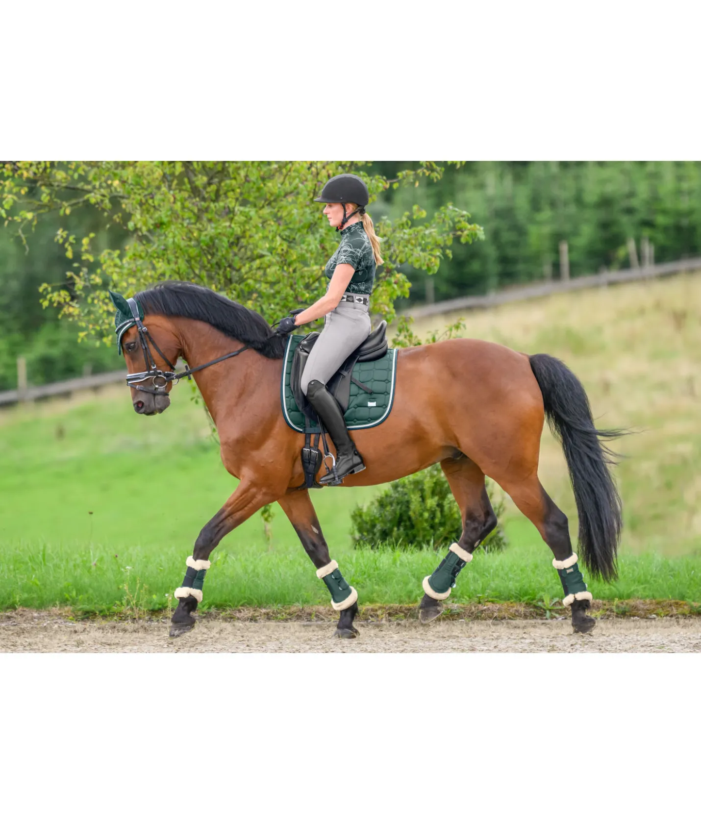 Felix Bühler Tapis de selle Essential vert d´eau Outlet