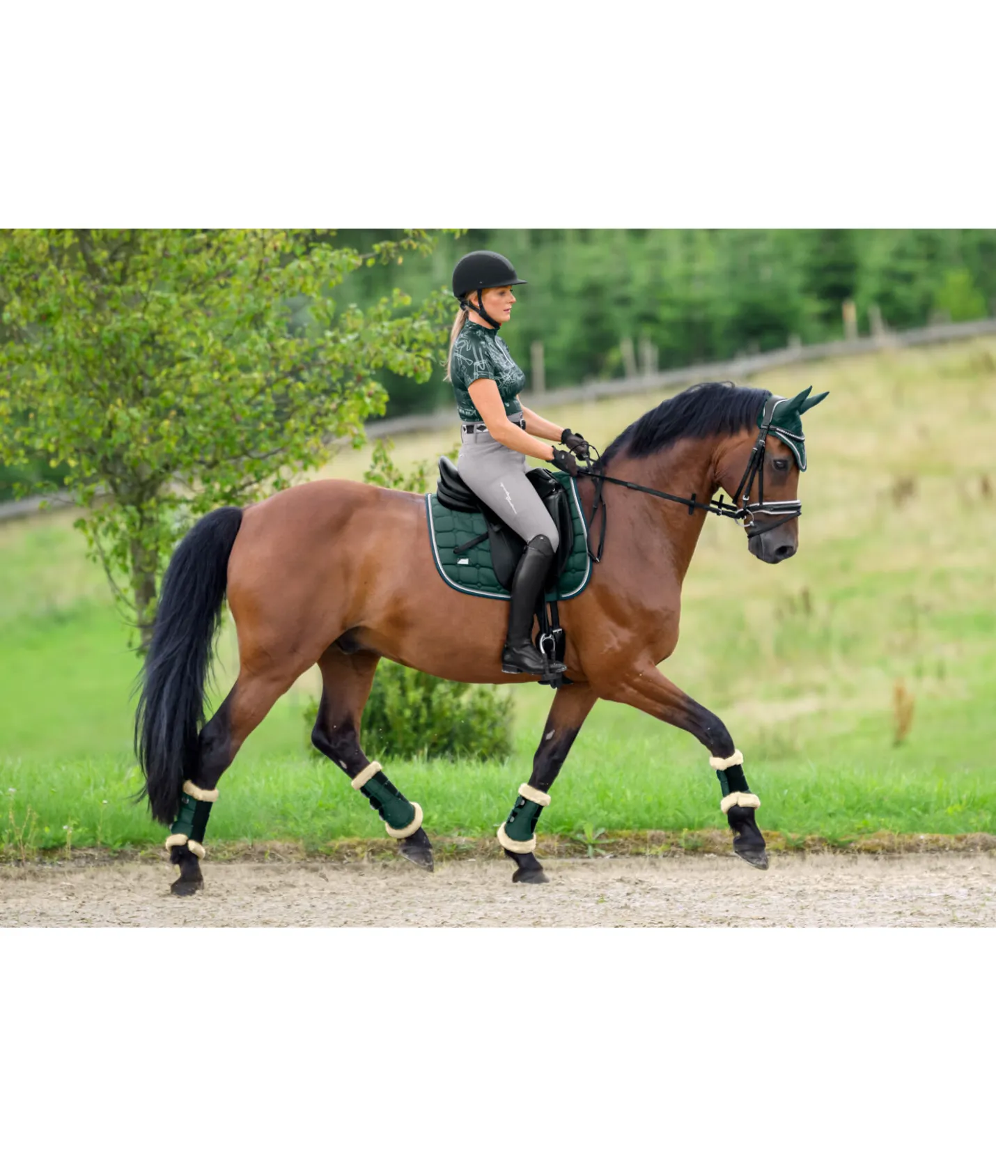 Felix Bühler Tapis de selle Essential vert d´eau Outlet