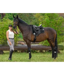 SHOWMASTER Tapis de selle Basic Pro noir Hot