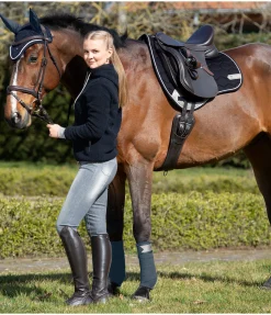 SHOWMASTER Tapis de selle Basic Pro navy Outlet