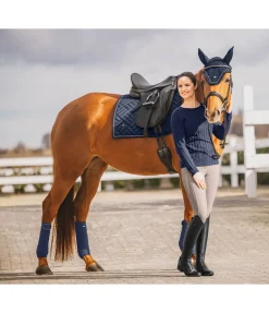 SHOWMASTER Tapis de selle Brillant navy classique Sale