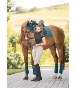 SHOWMASTER Tapis de selle Brillant vert tropical