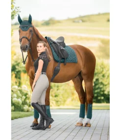 SHOWMASTER Tapis de selle Brillant vert tropical