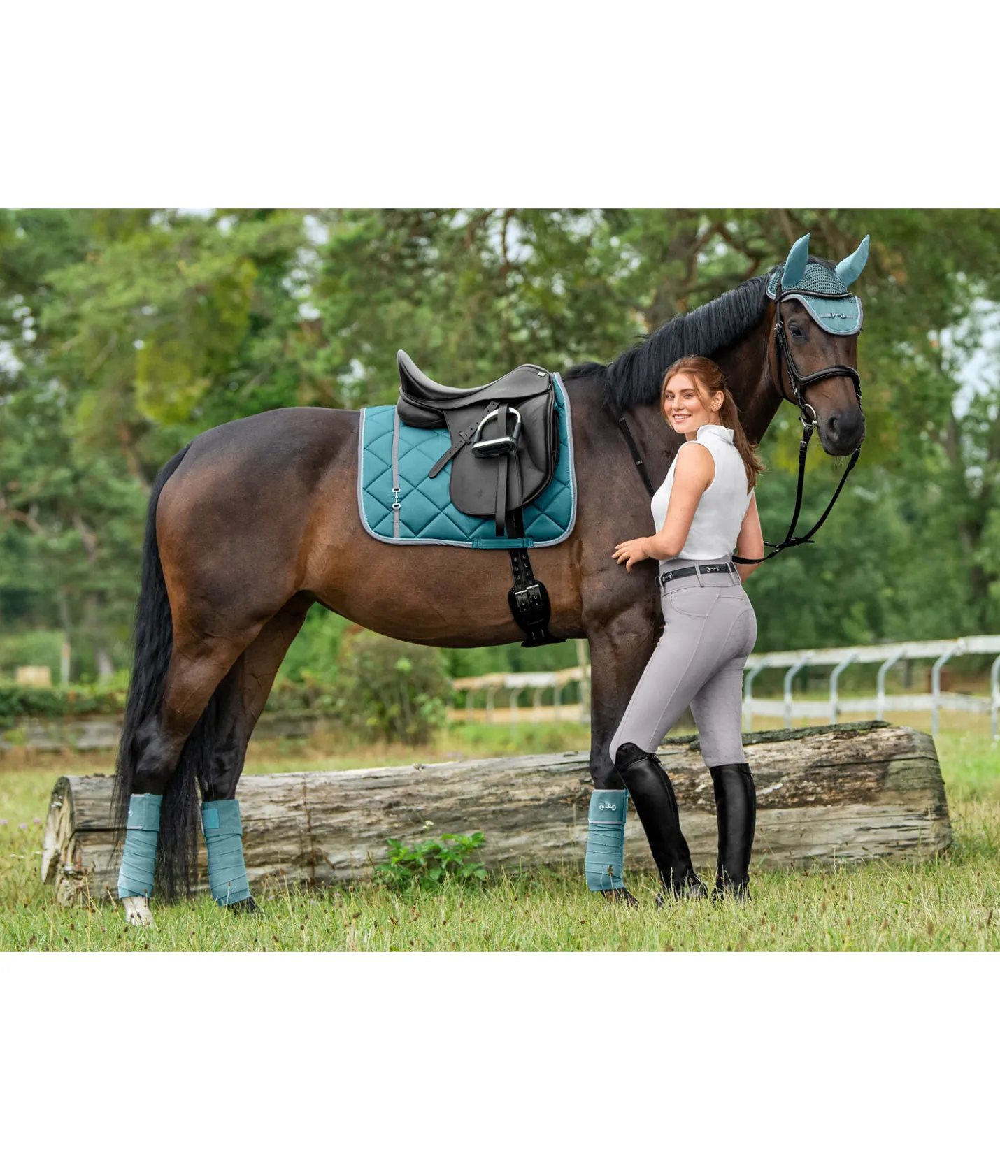Felix Bühler Tapis de selle Classy vert candy