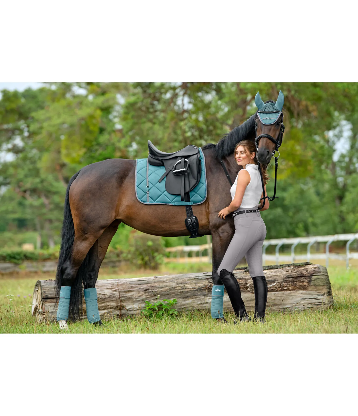 Felix Bühler Tapis de selle Classy vert candy