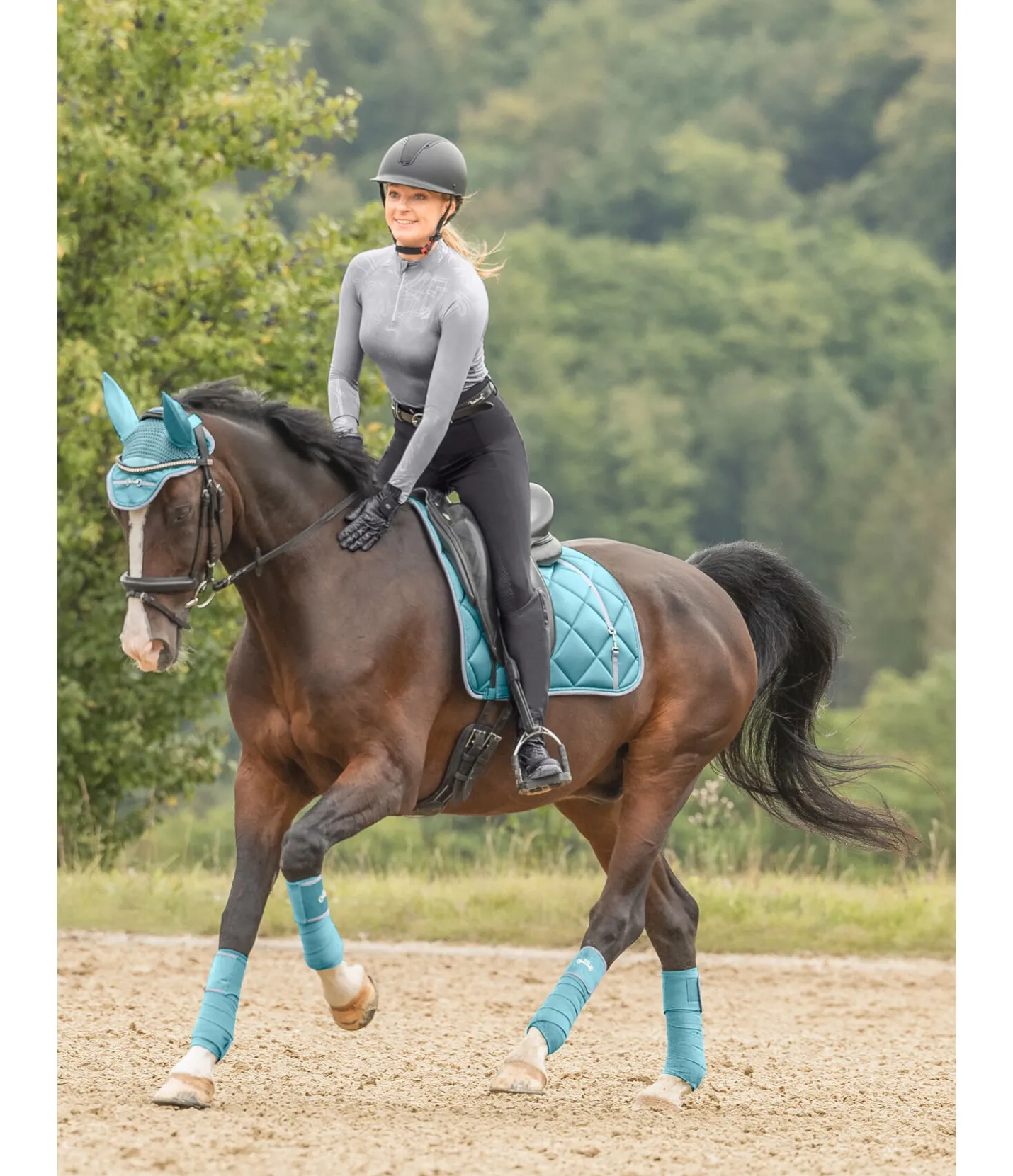 Felix Bühler Tapis de selle Classy vert candy