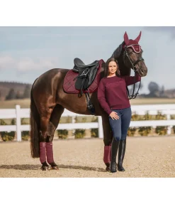 Felix Bühler Tapis de selle Essential Standard bordeaux Hot
