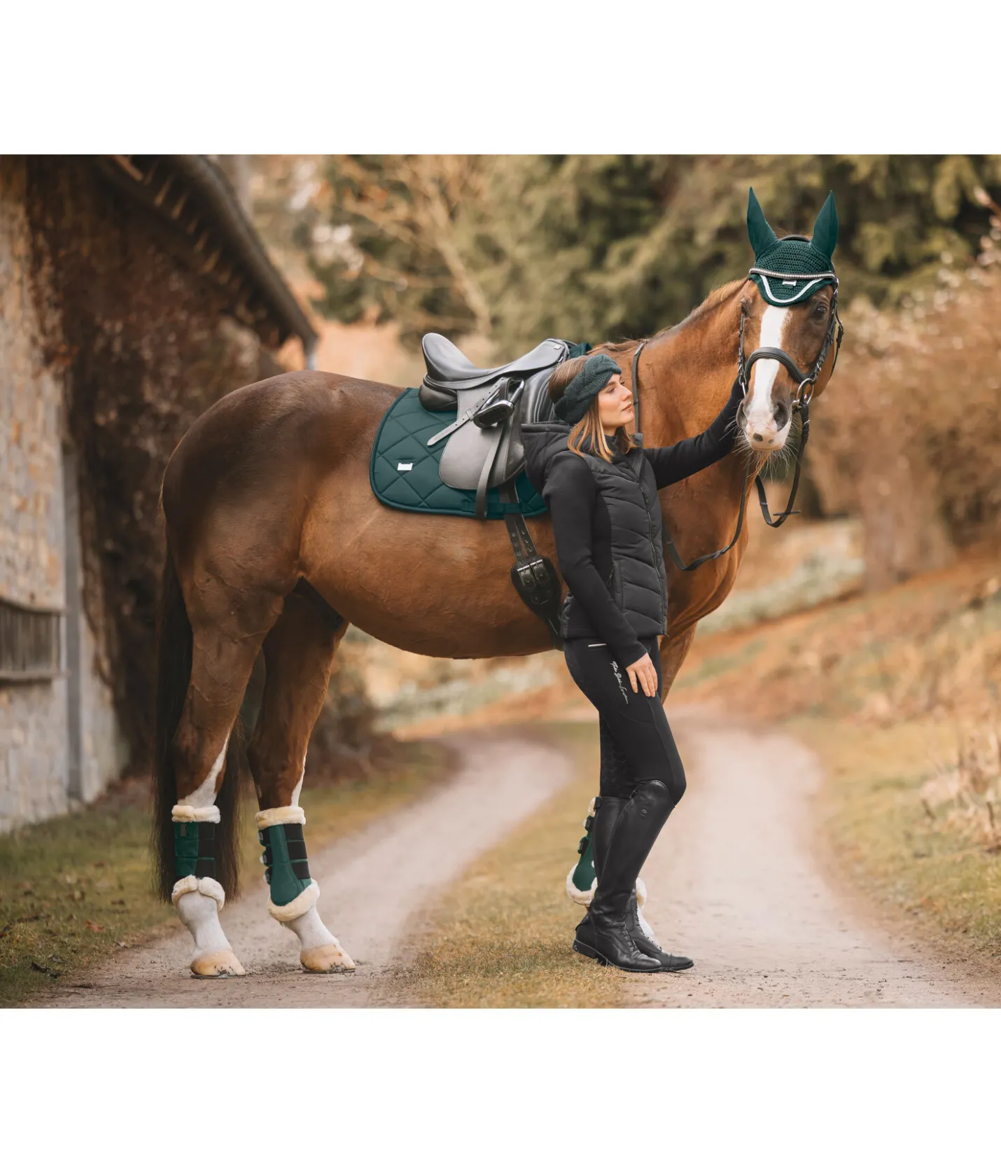 Felix Bühler Tapis de selle Essential Standard vert d´eau Discount