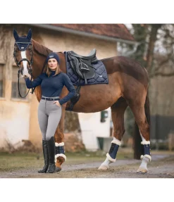 Felix Bühler Tapis de selle Signature II navy classique Online