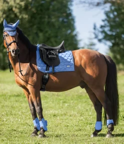Felix Bühler Tapis de selle Sophistication sans passants de contre-sanglons bleu Ibiza Hot