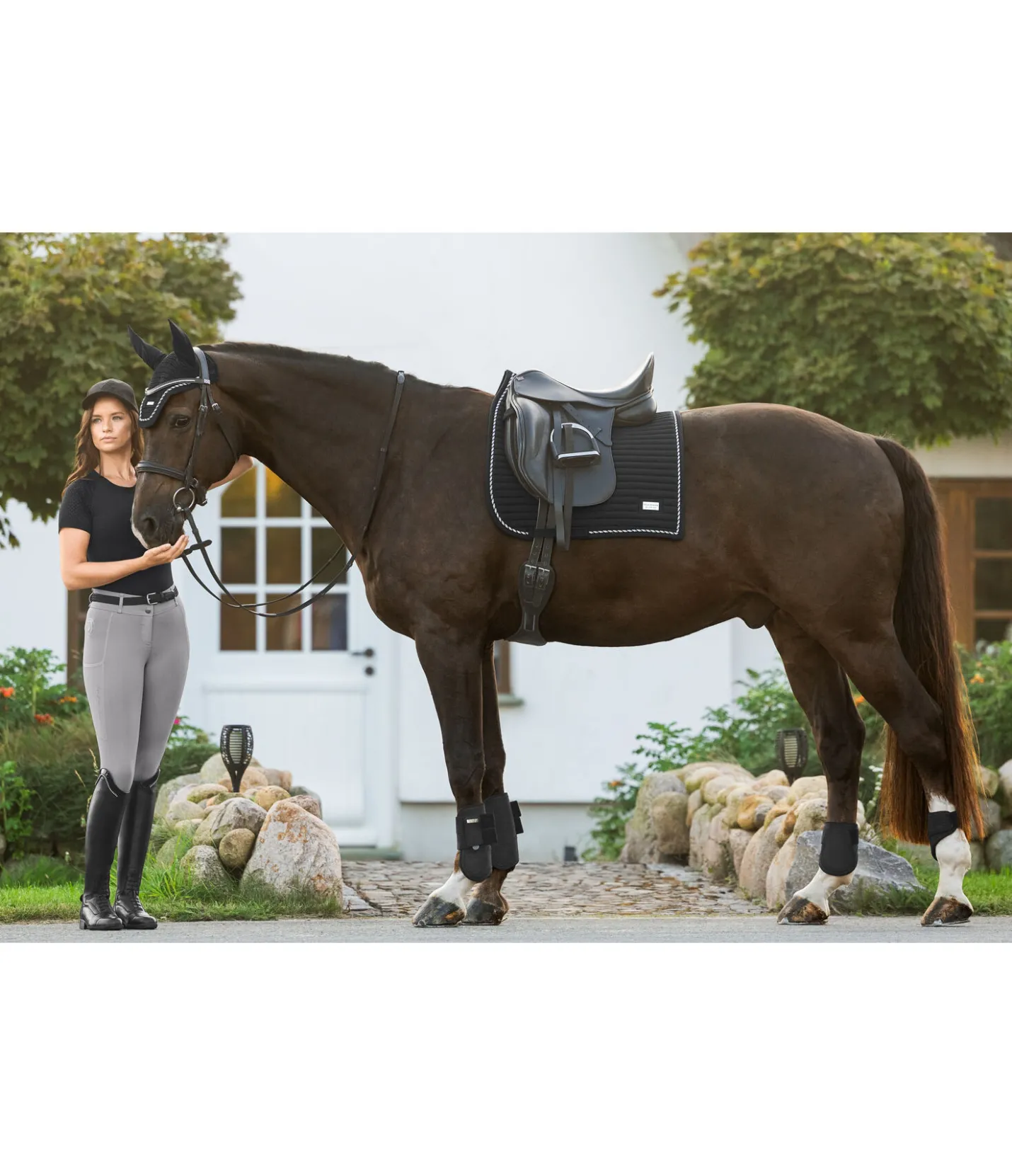 Felix Bühler Tapis de selle Sophistication noir Discount