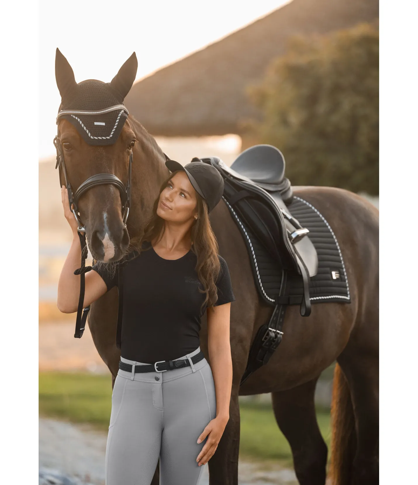 Felix Bühler Tapis de selle Sophistication noir Discount