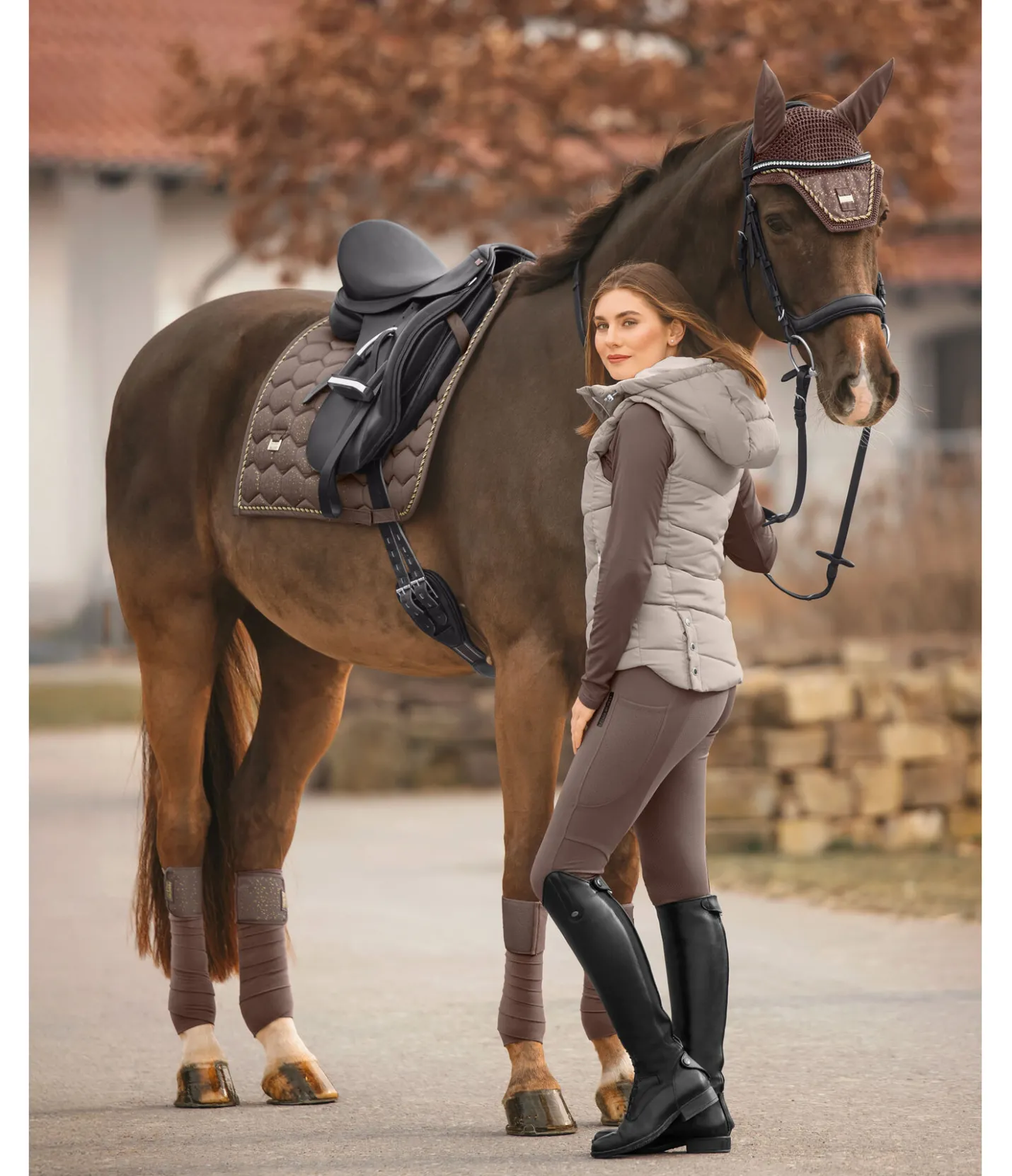 Felix Bühler Tapis de selle Sparkling II cannelle Online