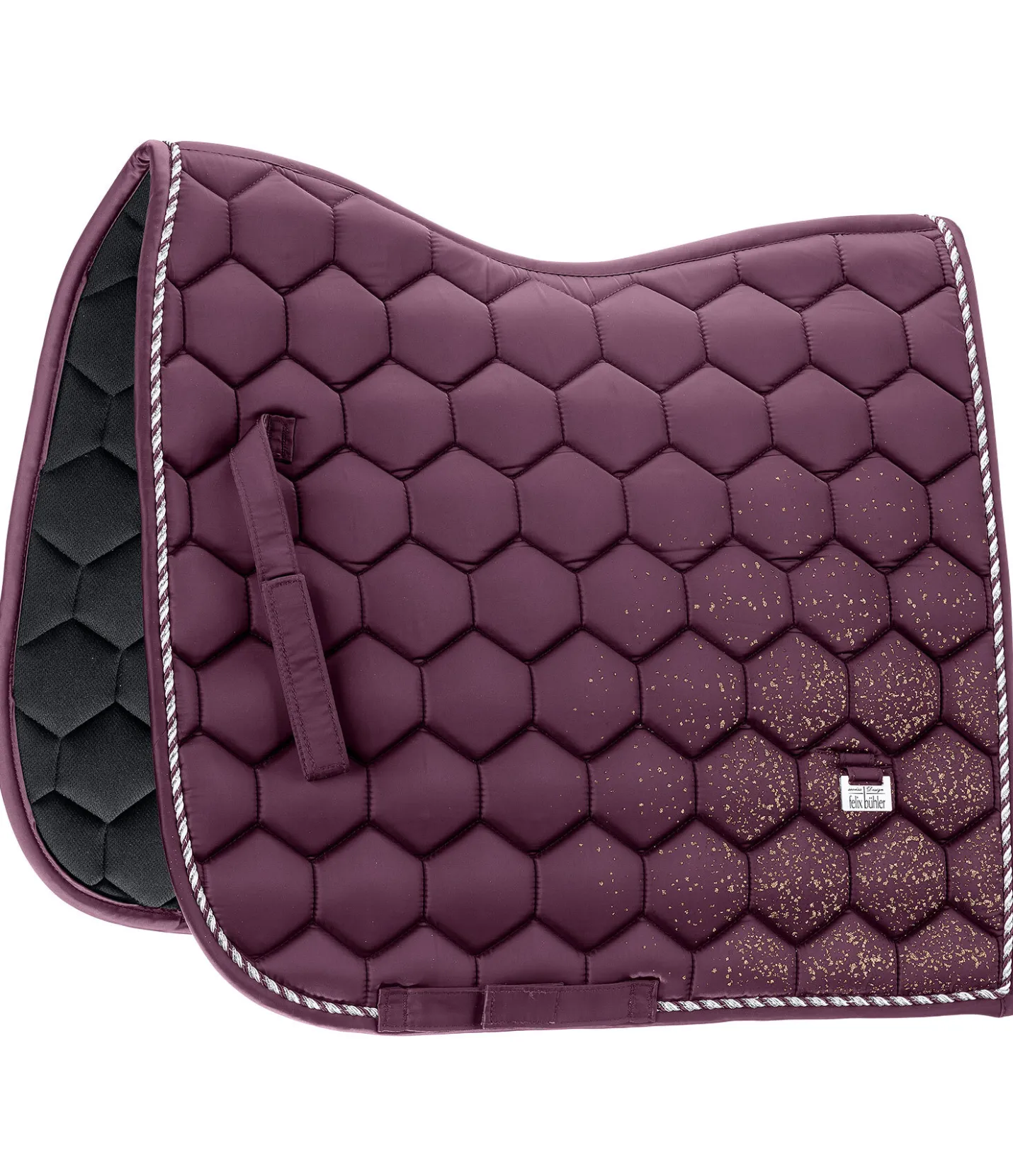 Felix Bühler Tapis de selle Sparkling II noir-violet Discount