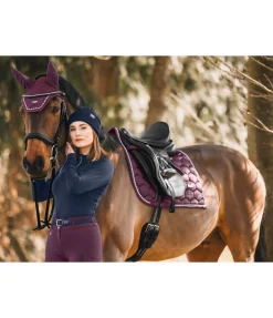 Felix Bühler Tapis de selle Sparkling II noir-violet Discount