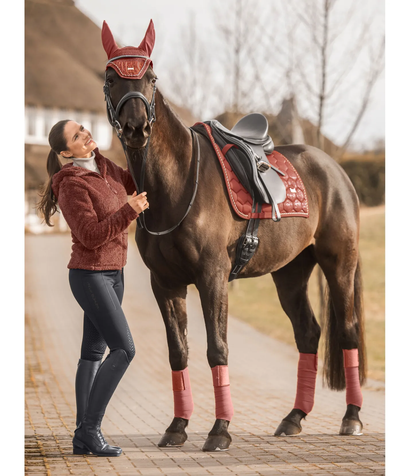 Felix Bühler Tapis de selle Sparkling II cuivre New