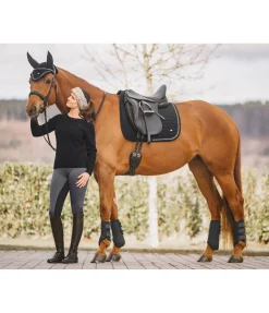SHOWMASTER Tapis de selle Twinkle noir Hot