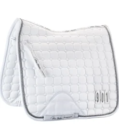 Felix Bühler Tapis de selle de concours Numbers blanc Best