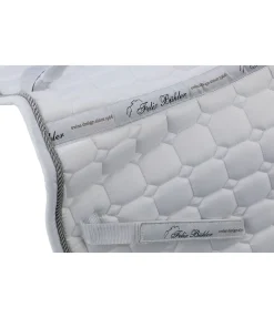 Felix Bühler Tapis de selle de concours Numbers blanc Best