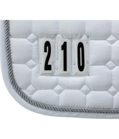 Felix Bühler Tapis de selle de concours Numbers blanc Best