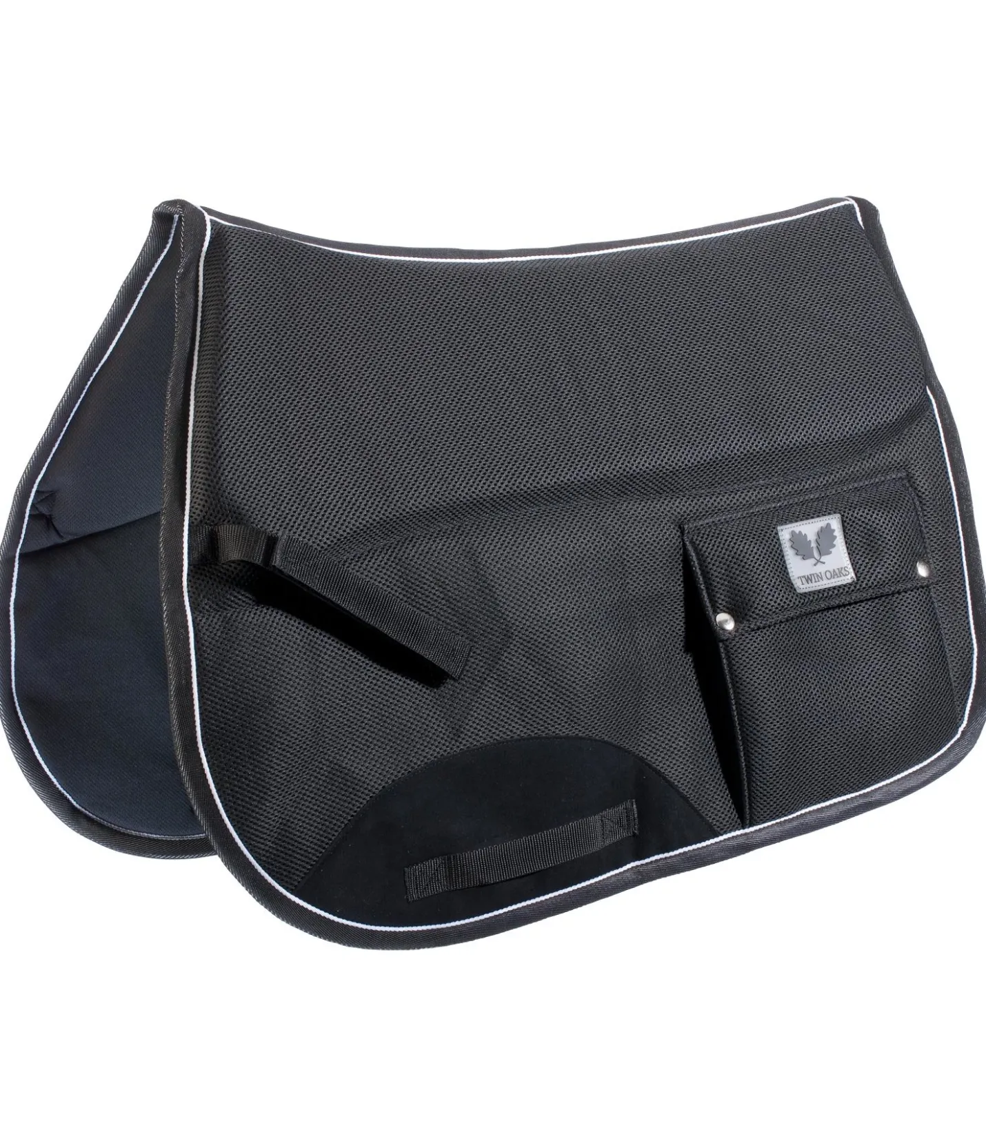 TWIN OAKS Tapis de selle de randonnée respirant noir Outlet