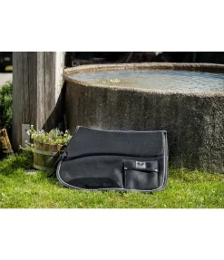 TWIN OAKS Tapis de selle de randonnée respirant noir Outlet