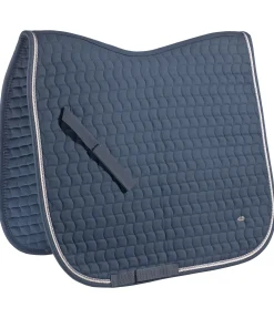 SHOWMASTER Tapis de selle en coton Basic Deluxe denim clair