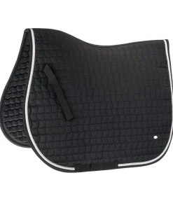 SHOWMASTER Tapis de selle en coton Basic Deluxe noir Online