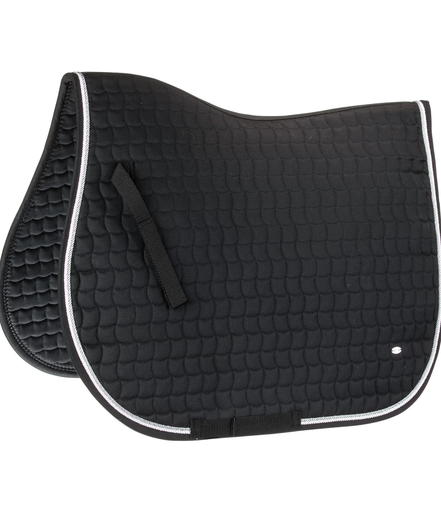 SHOWMASTER Tapis de selle en coton Basic Deluxe noir Online