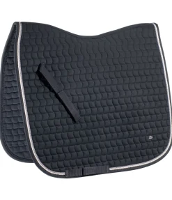 SHOWMASTER Tapis de selle en coton Basic Deluxe navy New