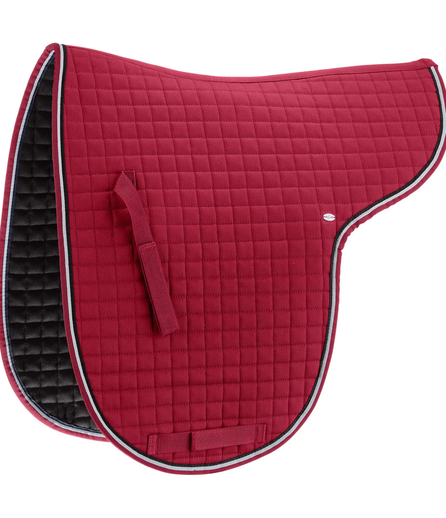 SHOWMASTER Tapis de selle en coton Basic cerise Discount