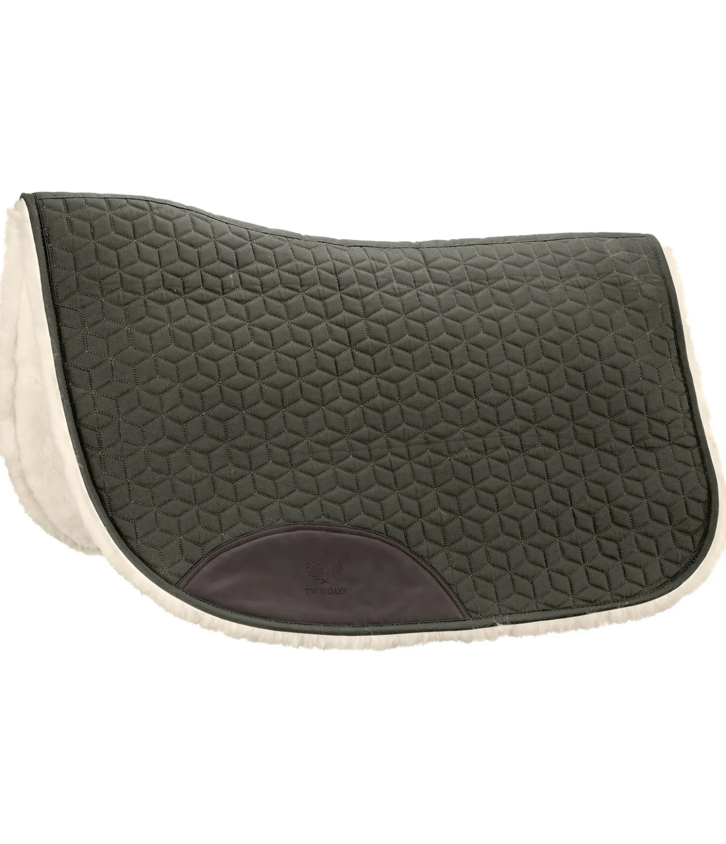 TWIN OAKS Tapis de selle en laine de mouton retourné Bernina forêt Hot