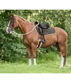 TWIN OAKS Tapis de selle en laine de mouton retourné Bernina forêt Hot