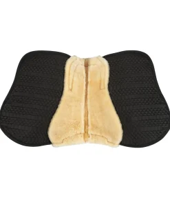 Felix Bühler Tapis de selle en véritable fourrure d'agneau Queensland noir Hot