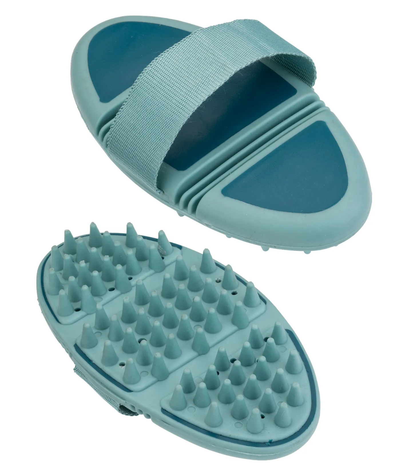 SHOWMASTER Étrille à picots Soft turquoise foncé New
