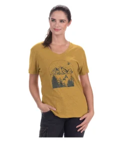 TWIN OAKS T-Shirt Escapism miel doré Discount