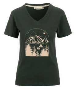 TWIN OAKS T-Shirt Escapism vert sapin Hot