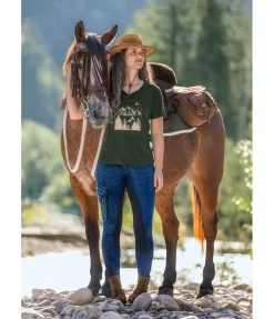 TWIN OAKS T-Shirt Escapism vert sapin Hot
