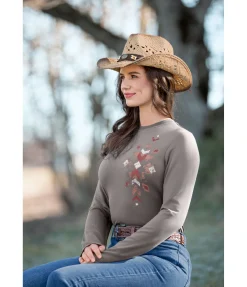 STONEDEEK T-shirt à manches longues Cassidy macadamia Hot