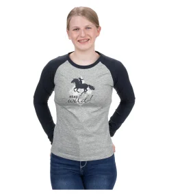 STONEDEEK T-shirt à manches longues enfant Emily navy foncé New