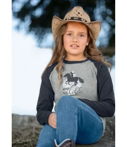 STONEDEEK T-shirt à manches longues enfant Emily navy foncé New