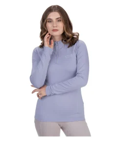 Felix Bühler T-shirt à manches longues stretch Performance Zoe lavande givré Clearance