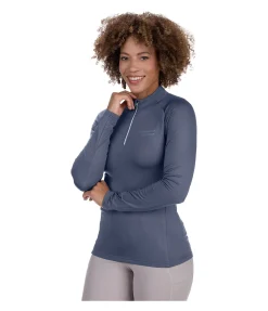 Felix Bühler T-shirt à manches longues stretch Performance Zoe ciel nuageux Sale