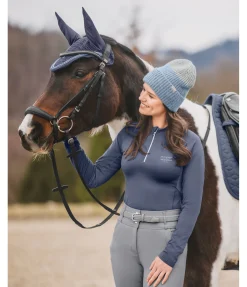 Felix Bühler T-shirt à manches longues stretch Performance Zoe ciel nuageux Sale