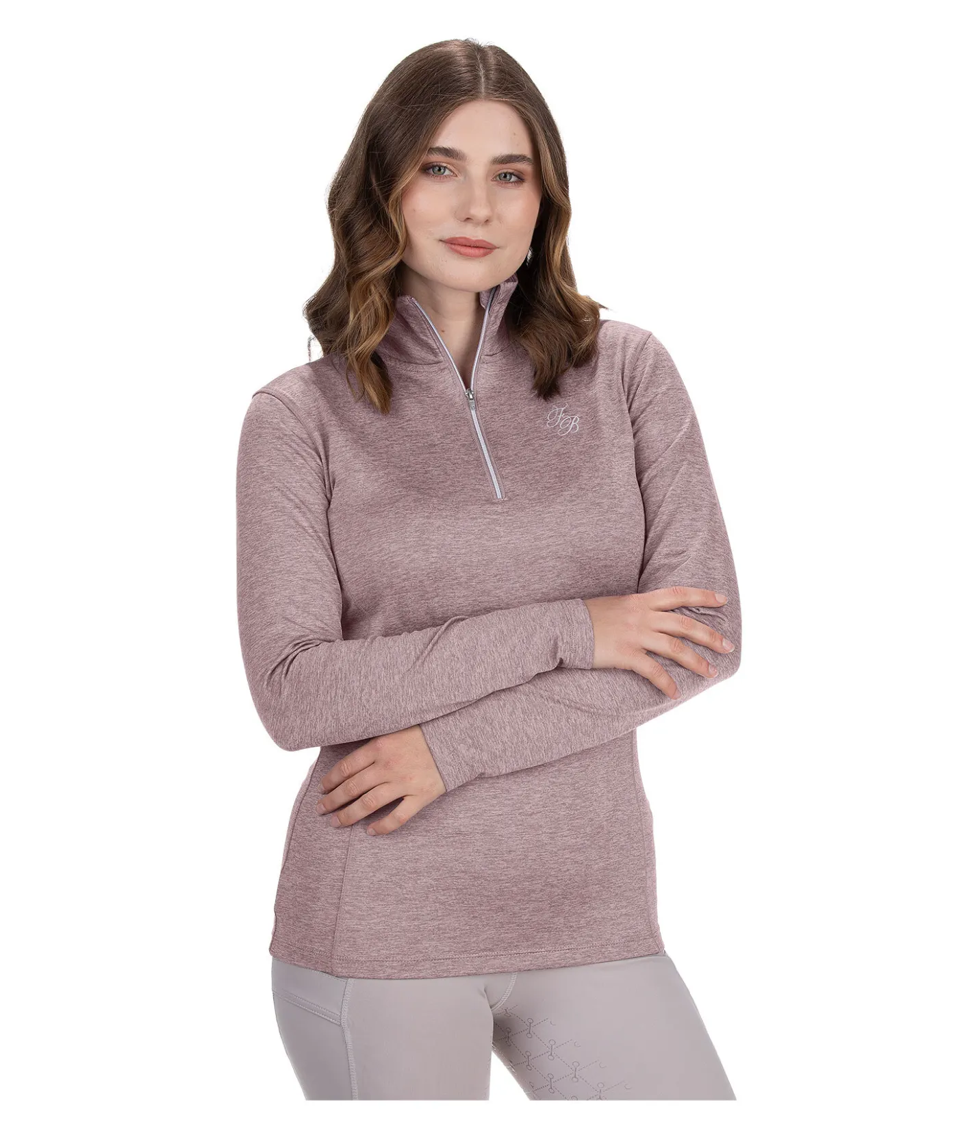 Felix Bühler T-shirt à manches longues stretch Performance Nina rose ancien Sale