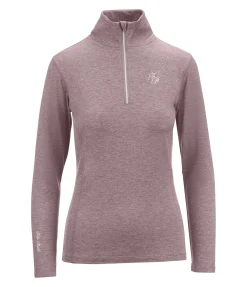Felix Bühler T-shirt à manches longues stretch Performance Nina rose ancien Sale