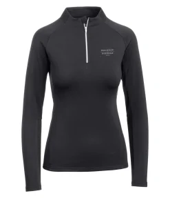 Felix Bühler T-shirt à manches longues stretch Performance Zoe noir Sale